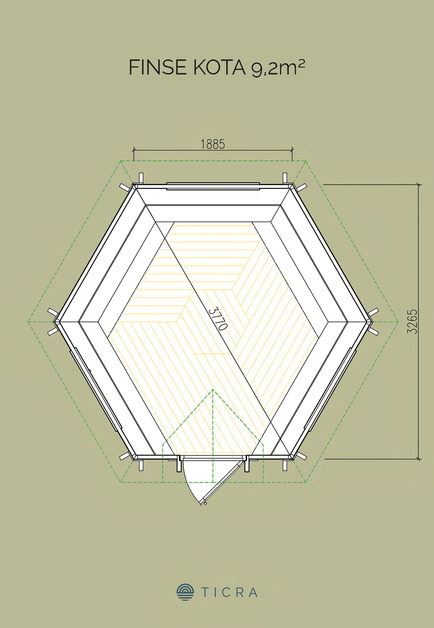 Fiche technique Kota 9,2m²